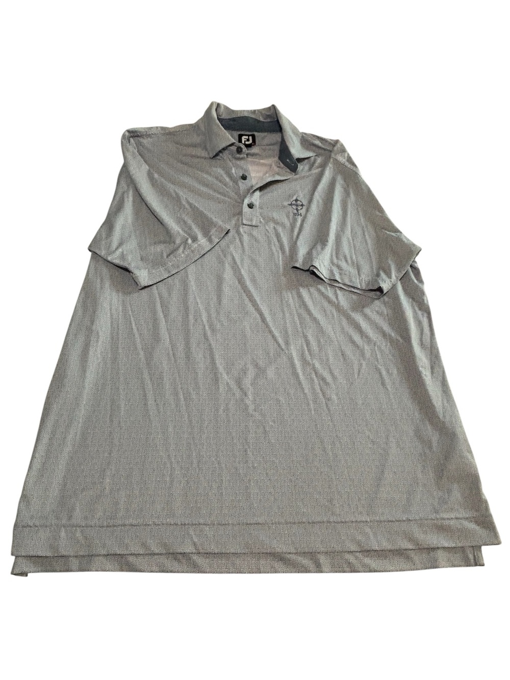 FootJoy Shirt Men's Size XL Outdoor Golf Casual Sport White Gray Performance